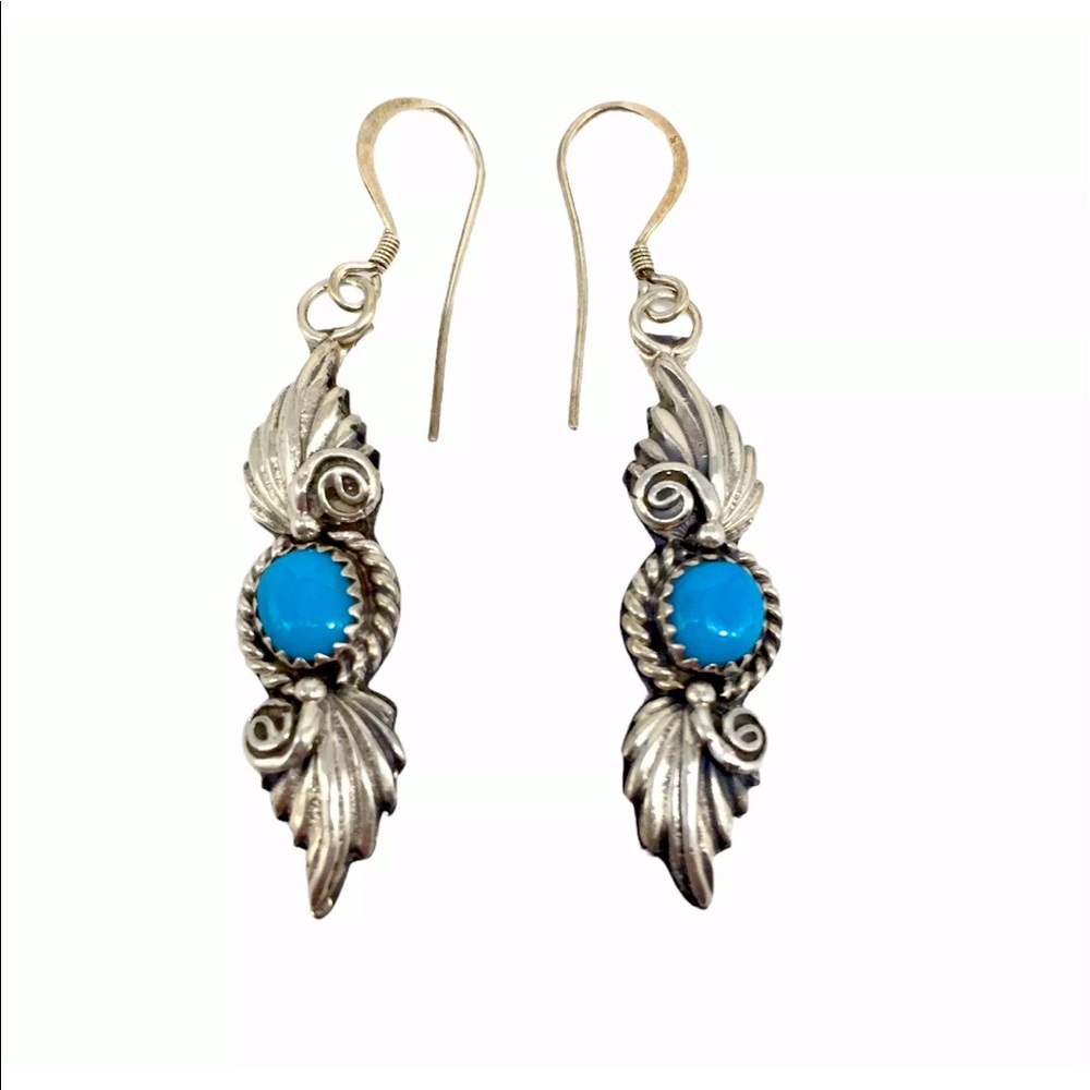 Turquoise .925 earrings